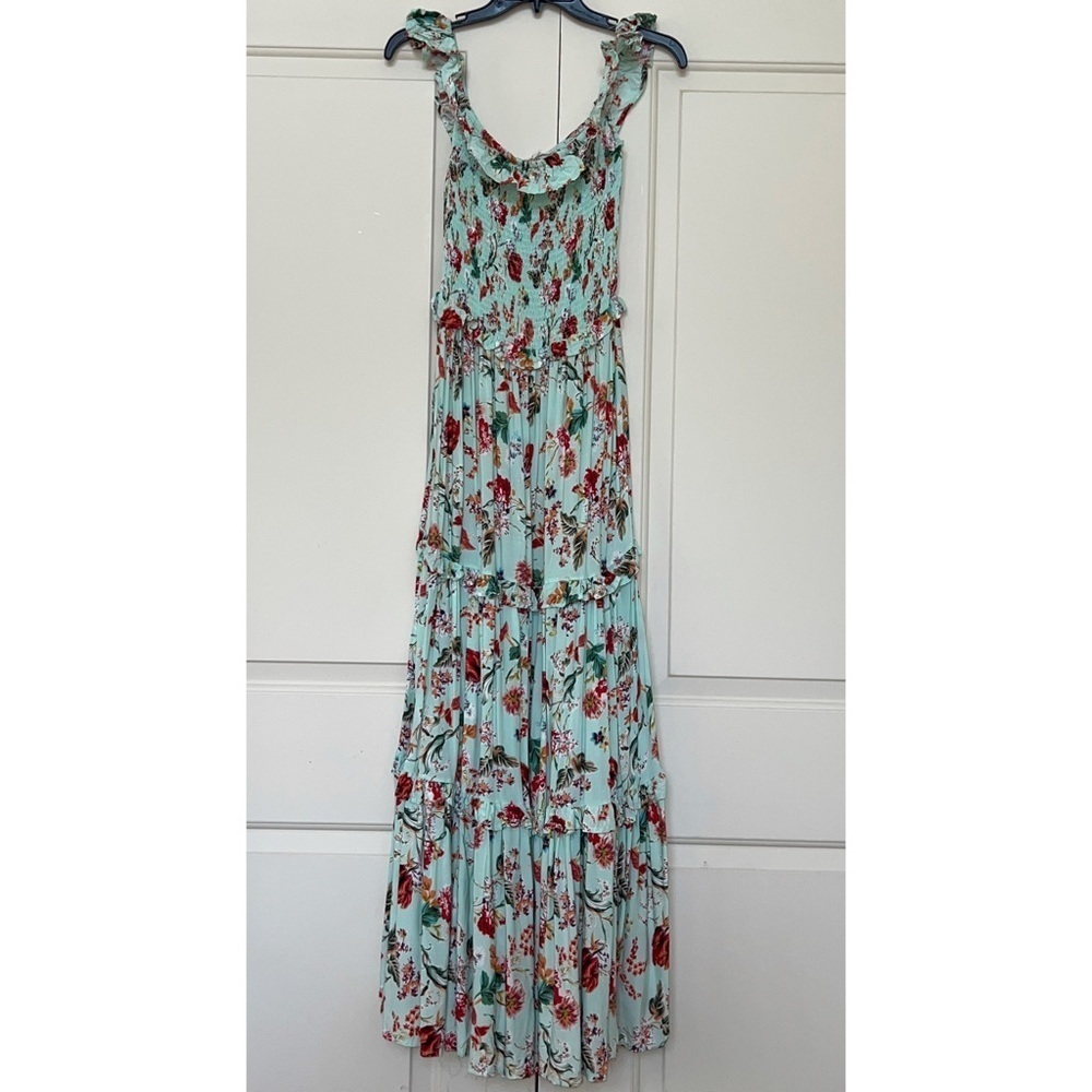 FLORAL Tiered Maxi Dress - Size M - Picture 6 of 6
